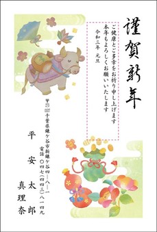 特殊箔で華やかに