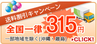 送料割引キャンペーン全国一律315円